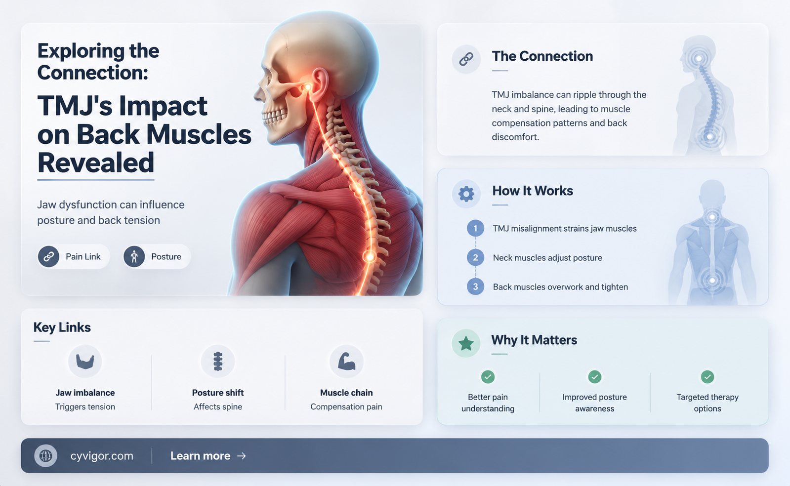 are the back muscles affected by tmj