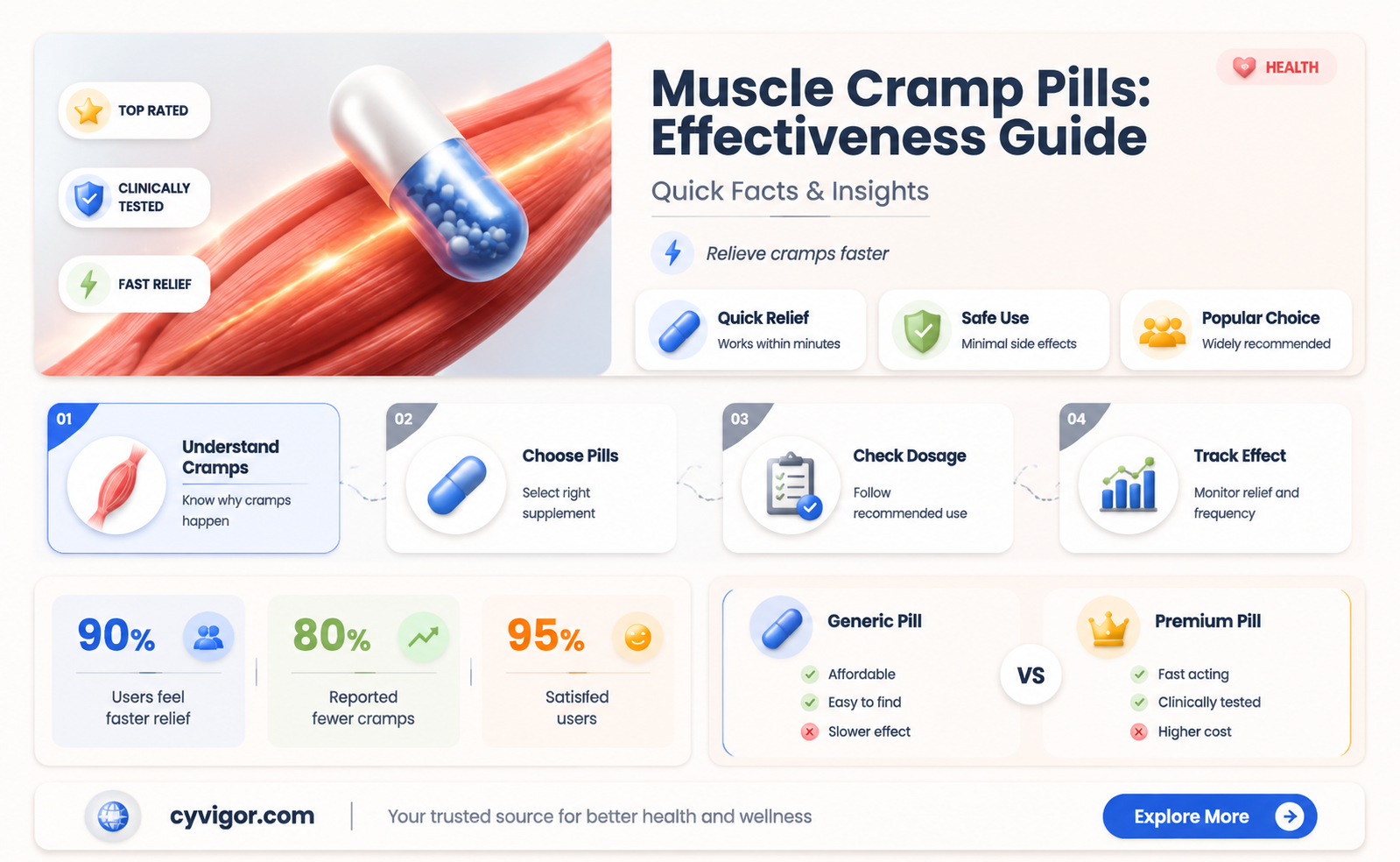 are muscle cramp pills effective