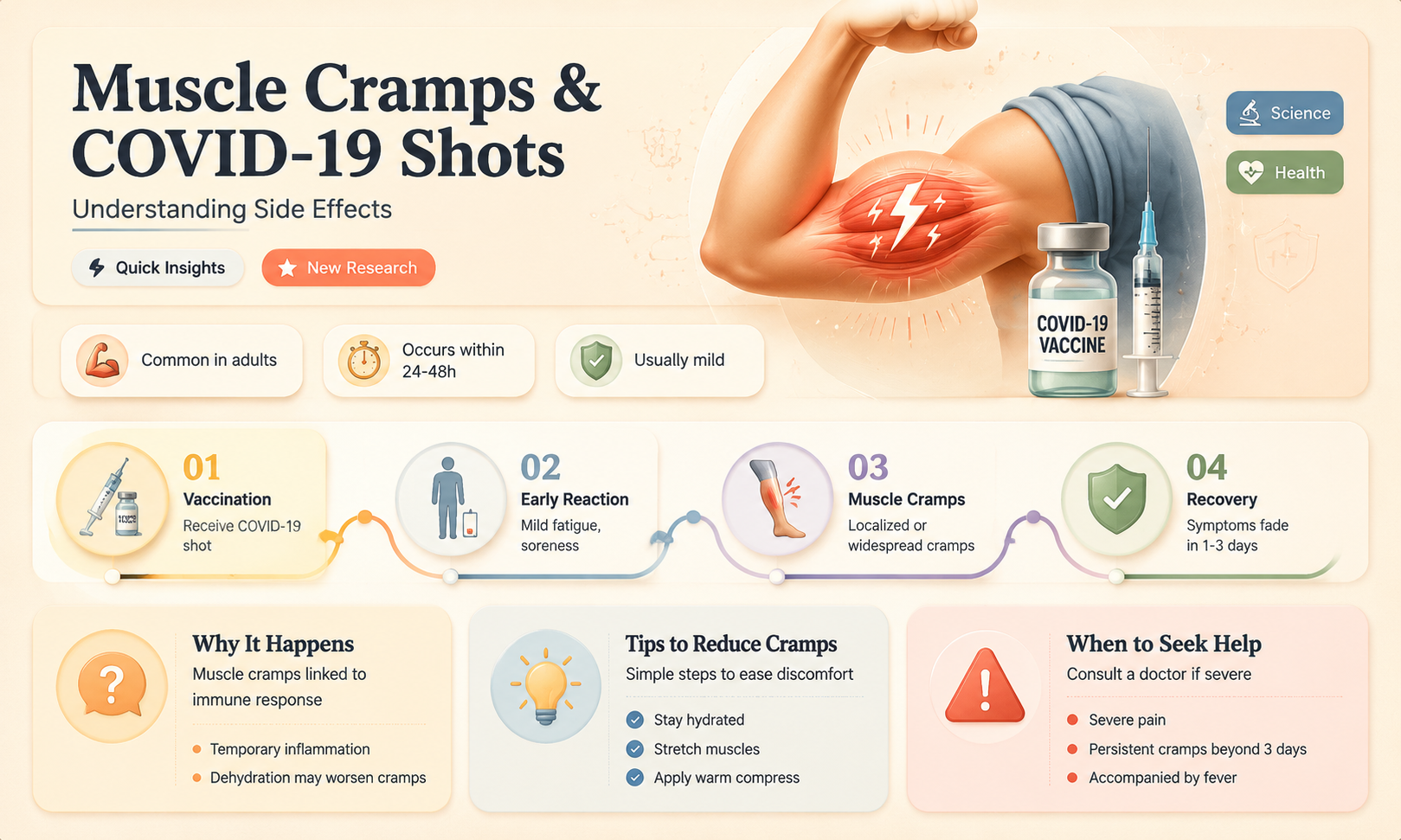 are muscle cramps a side effect of covid vaccine