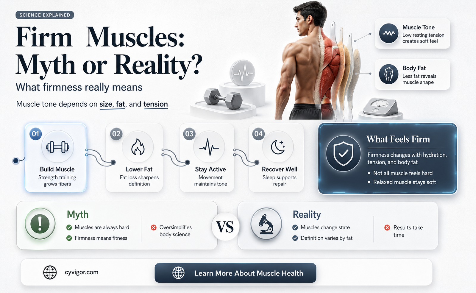 are muscles always firm