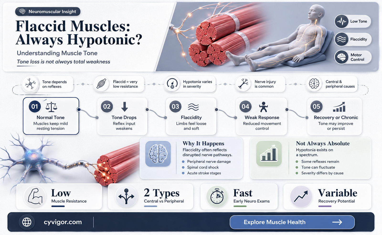 are flaccid muscles also hypotonic