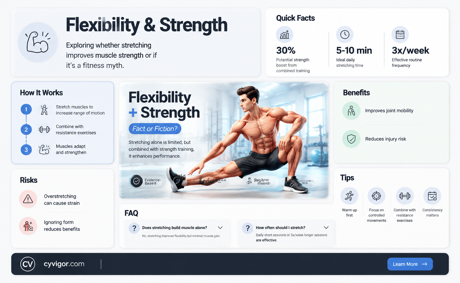 are flexible muscles stronger