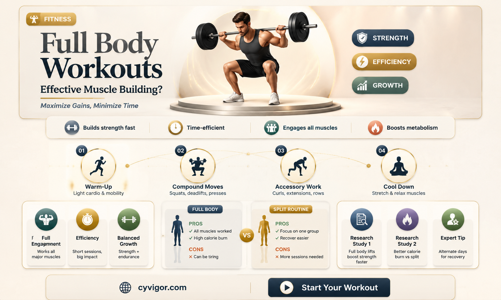are full body workouts good for building muscle