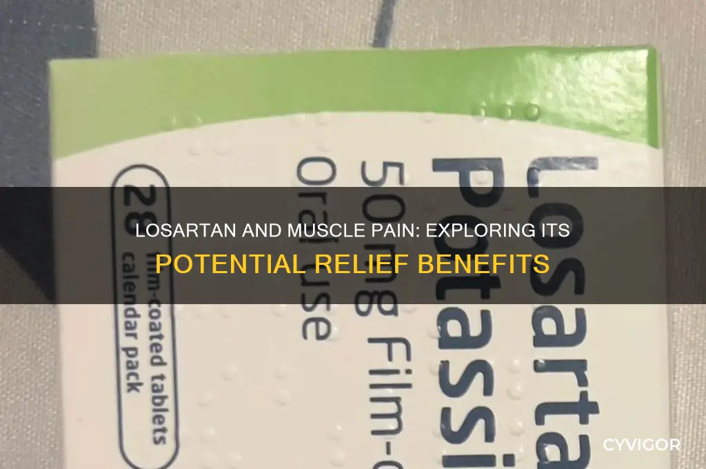 has losartan been linked to relieving muscle pain