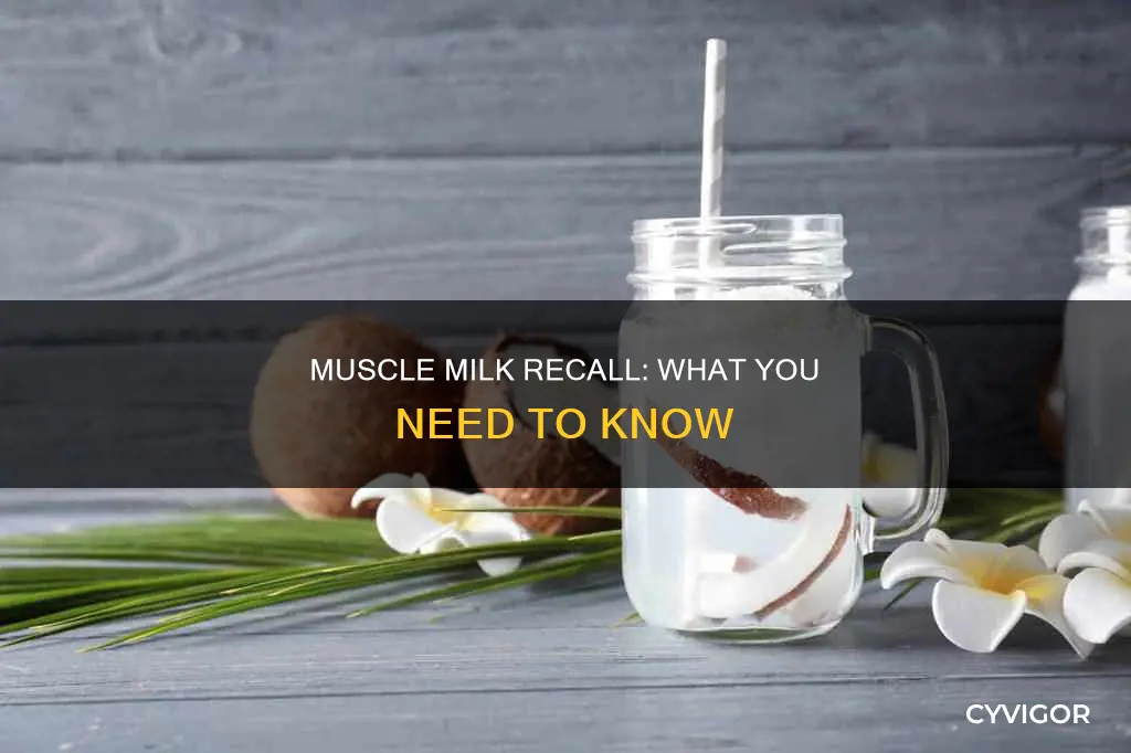has muscle milk been recalled