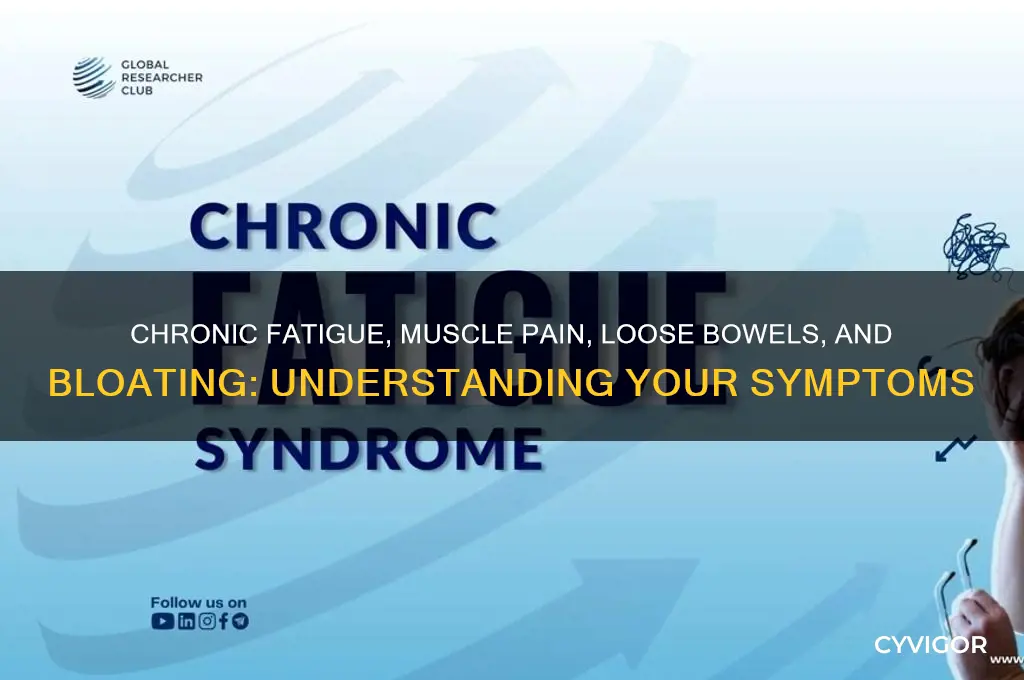 have fatigue muscle pain loose bowels bloating