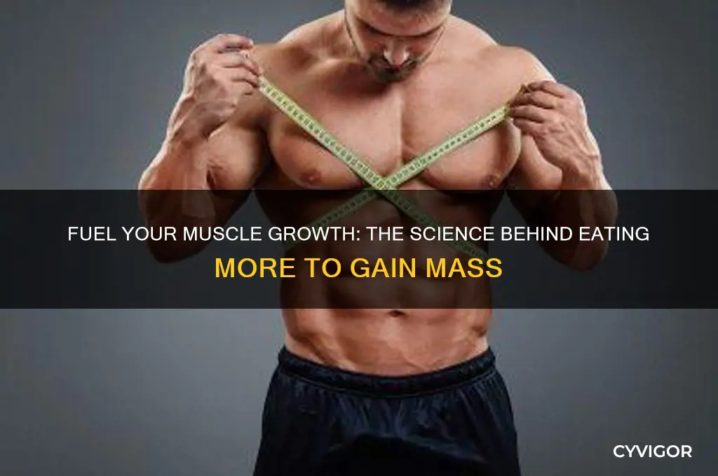 have to eat a lot to gain muscle