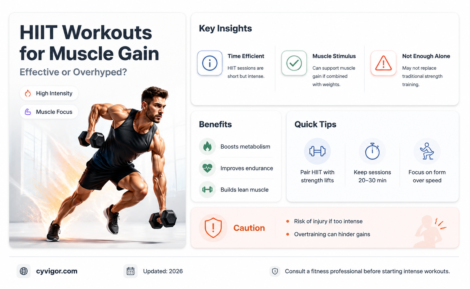 are hiit workouts good to gain muscle