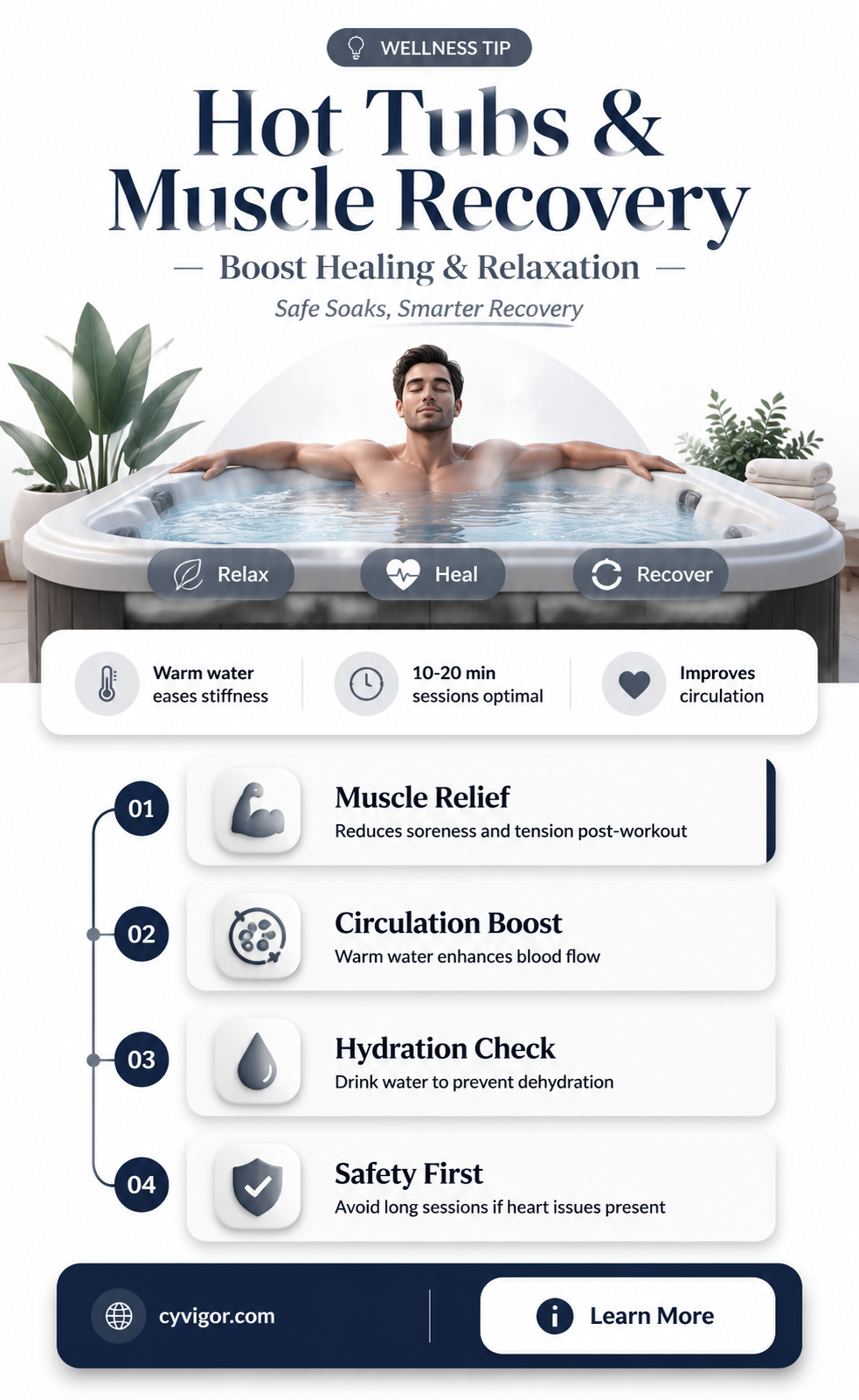 are hot tubs good for muscles