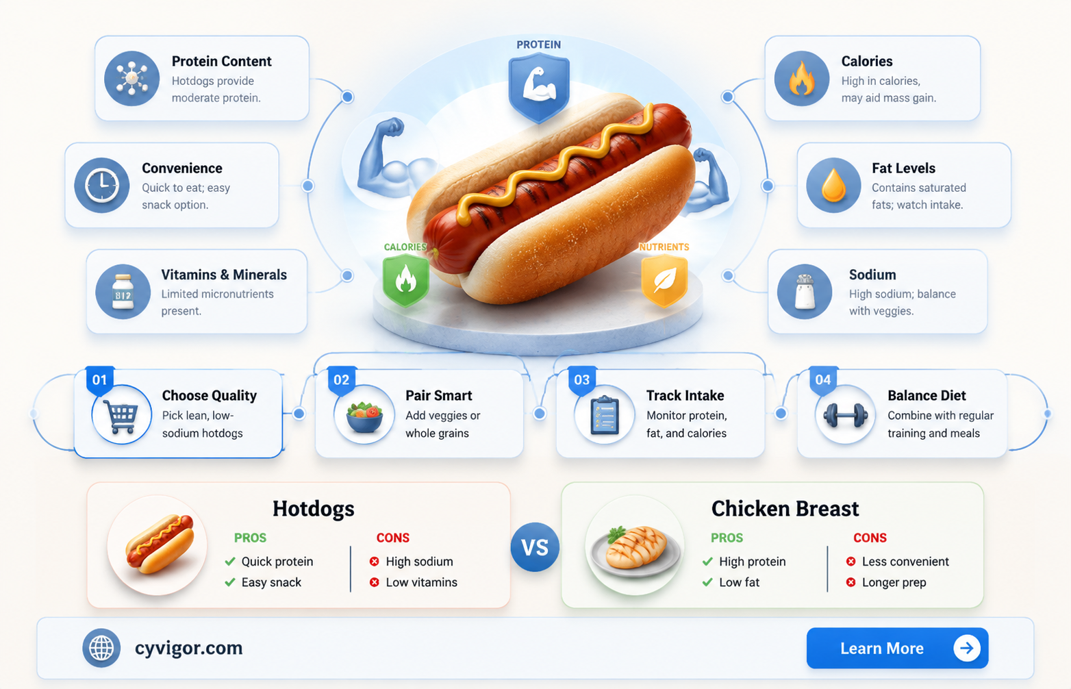 are hotdogs good for muscle