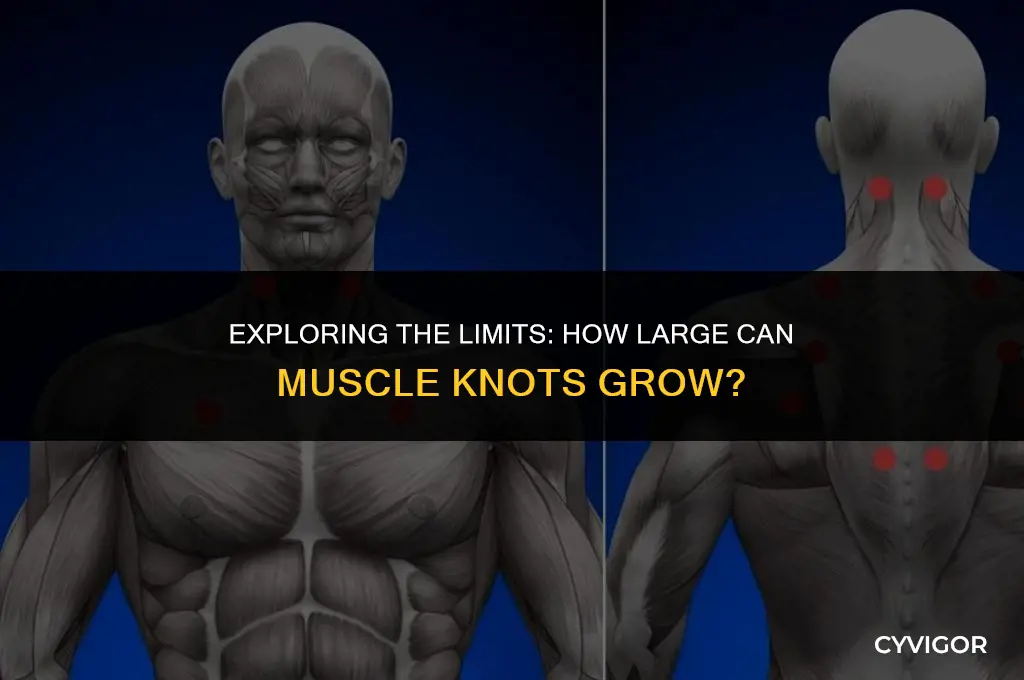 how big do muscle knots get