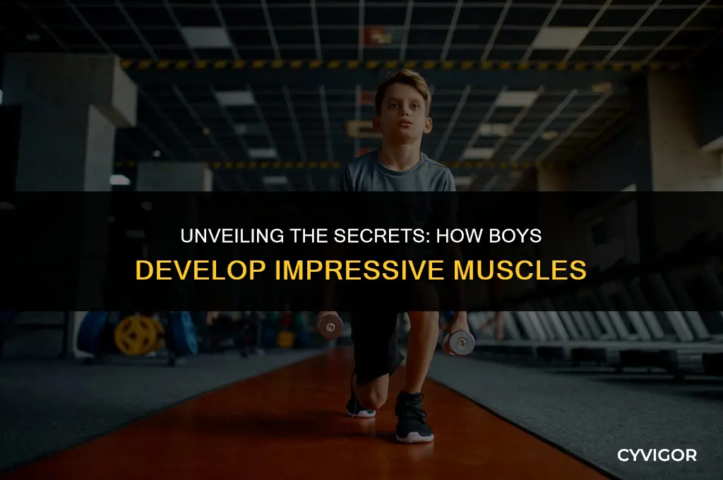 how boys get such big muscles