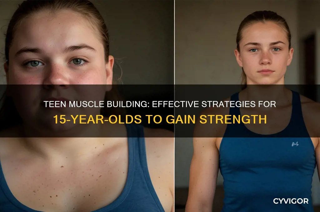 how can a 15 year old gain muscle
