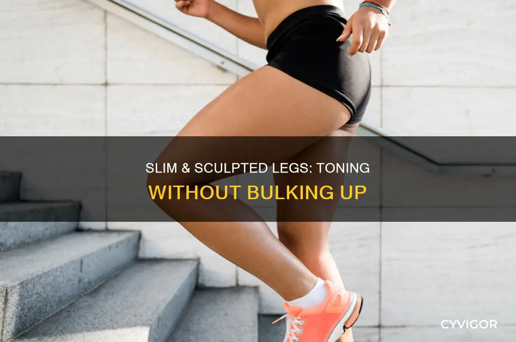 how can i tone my legs without gaining muscle