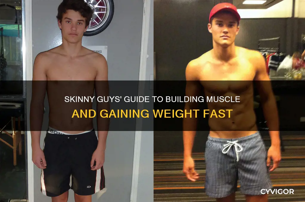 how can skinny guys gain muscle and weight