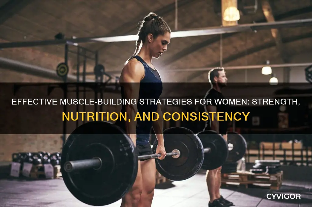 how can women gain muscle