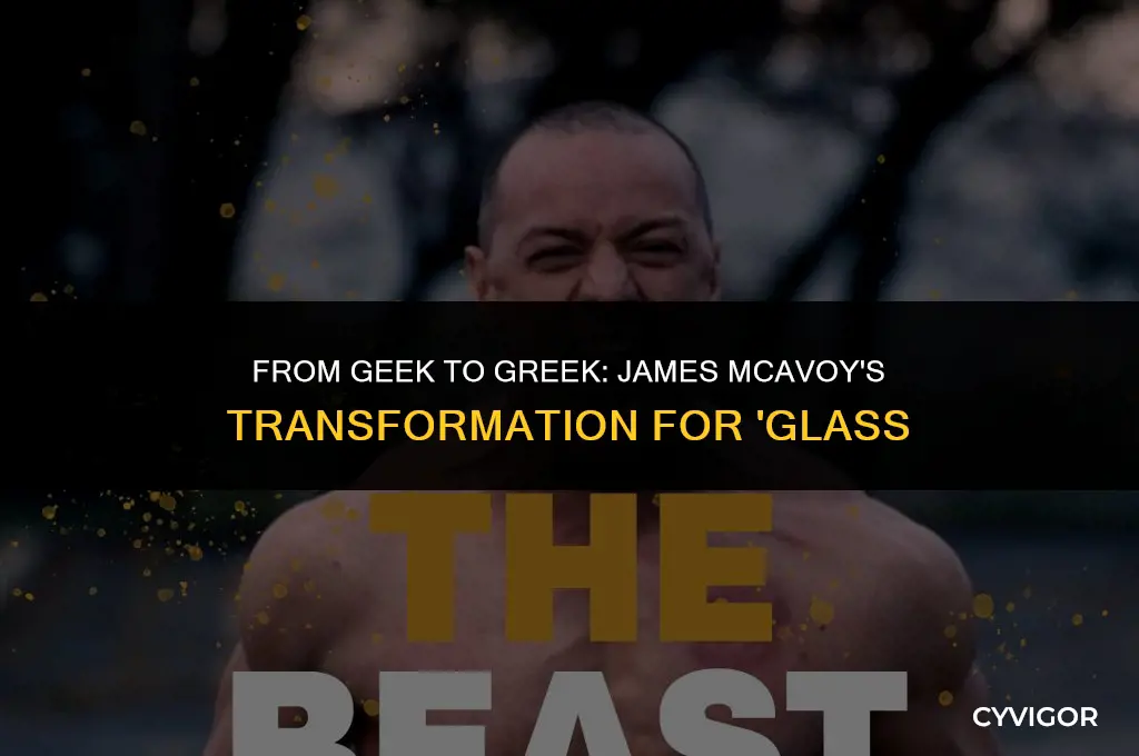 how did james mcacoy get muscles for glass