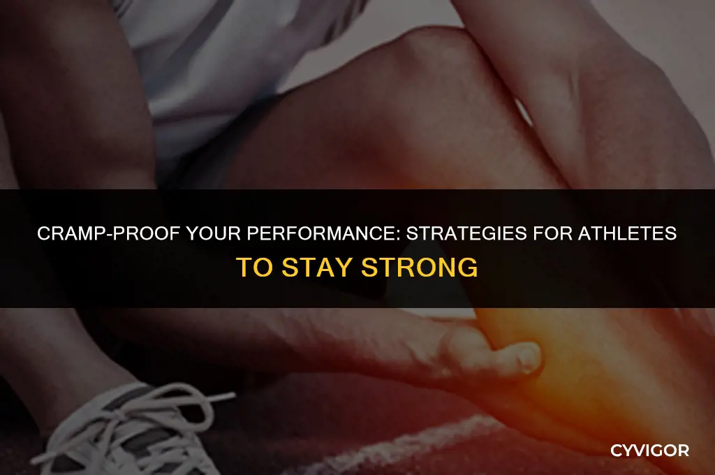 how do athletes prevent muscle cramps