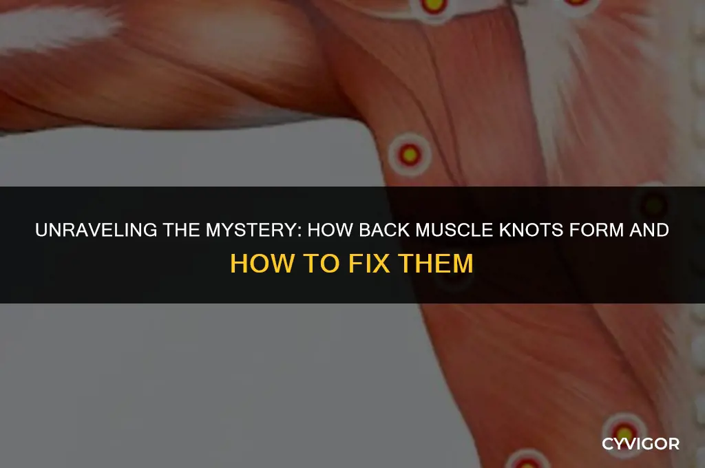how do back muscle knots form