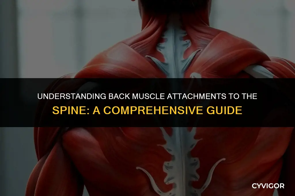 how do back muscles attach to spine