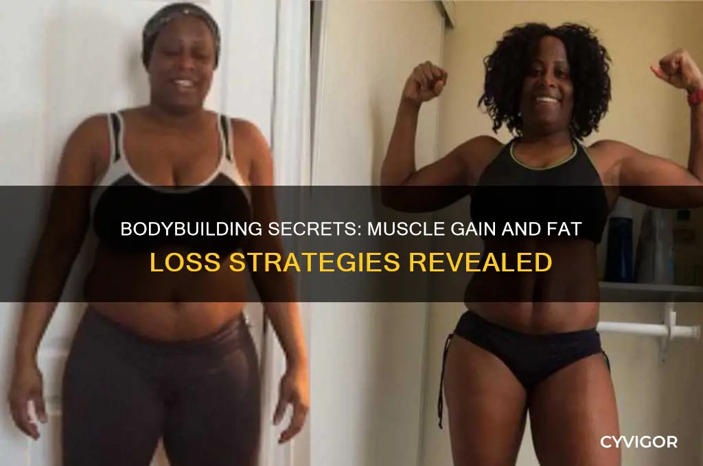 how do bodybuilders gain muscle and lose fat