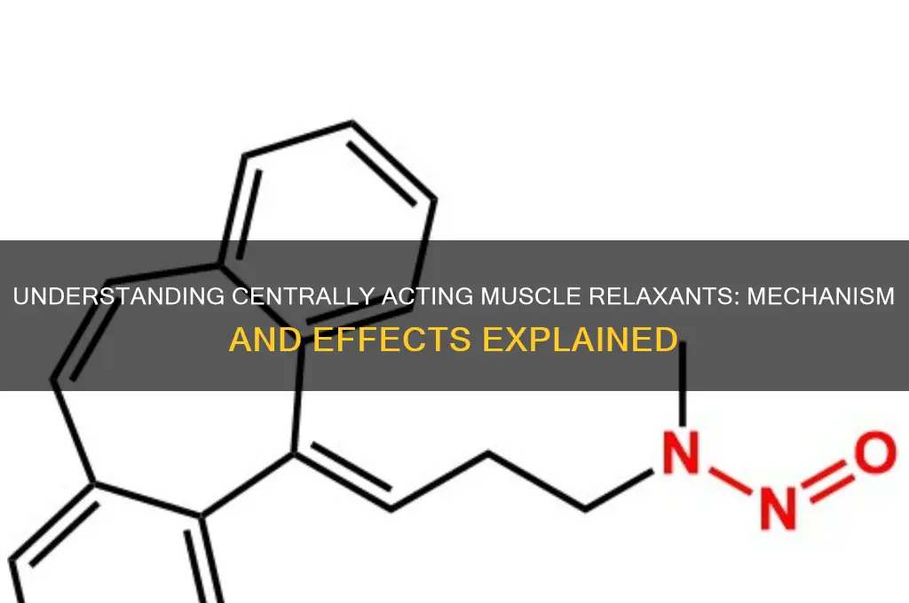 how do centrally acting muscle relaxants work