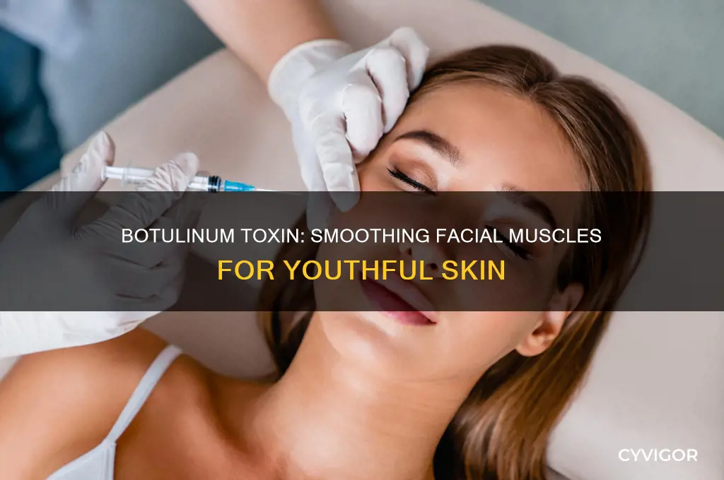 how do cosmetic botulin toxin work in face smooth muscles