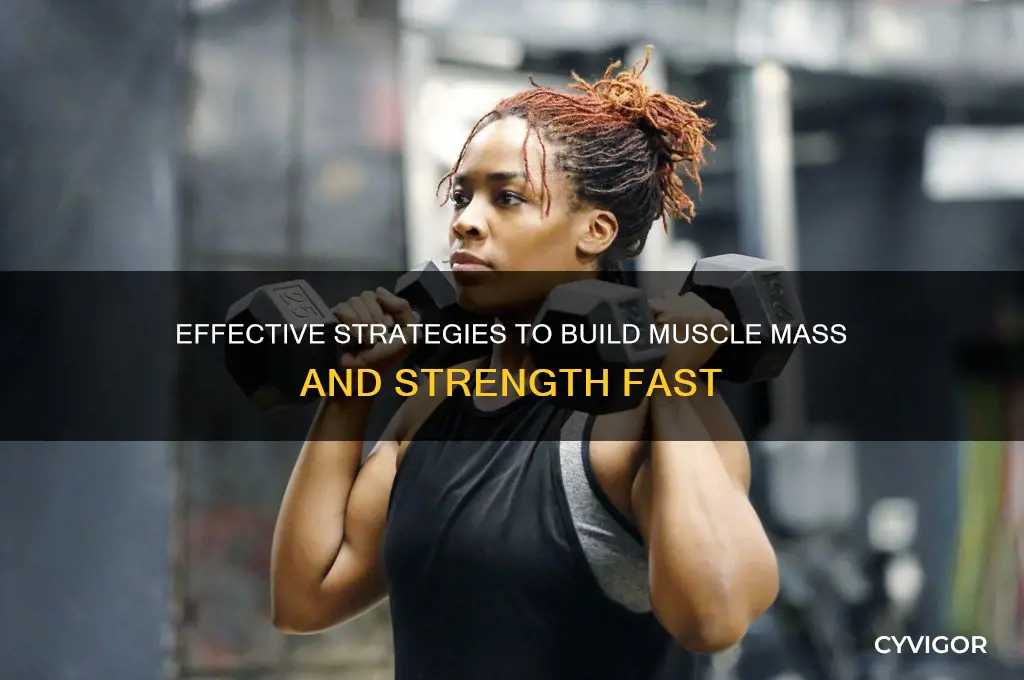 how do gain muscle mass