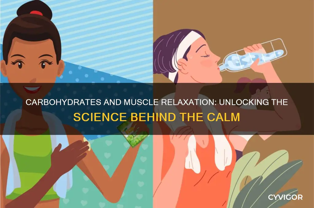 how do high carbs relax muscles