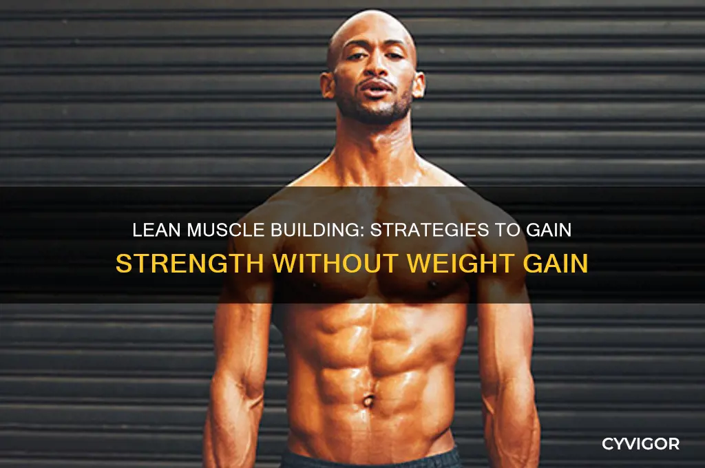 how do i gain muscle without gaining weight