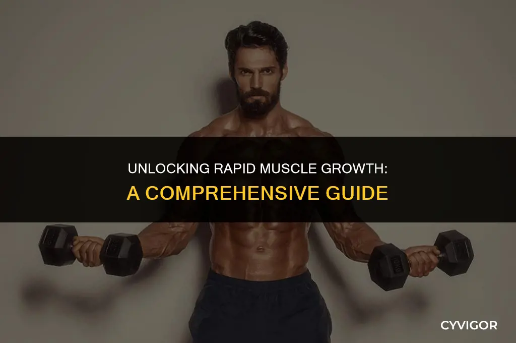 how do i get bigger muscles fast
