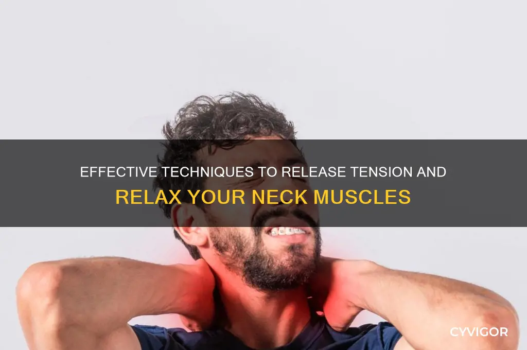 how do i get my neck muscles to relax