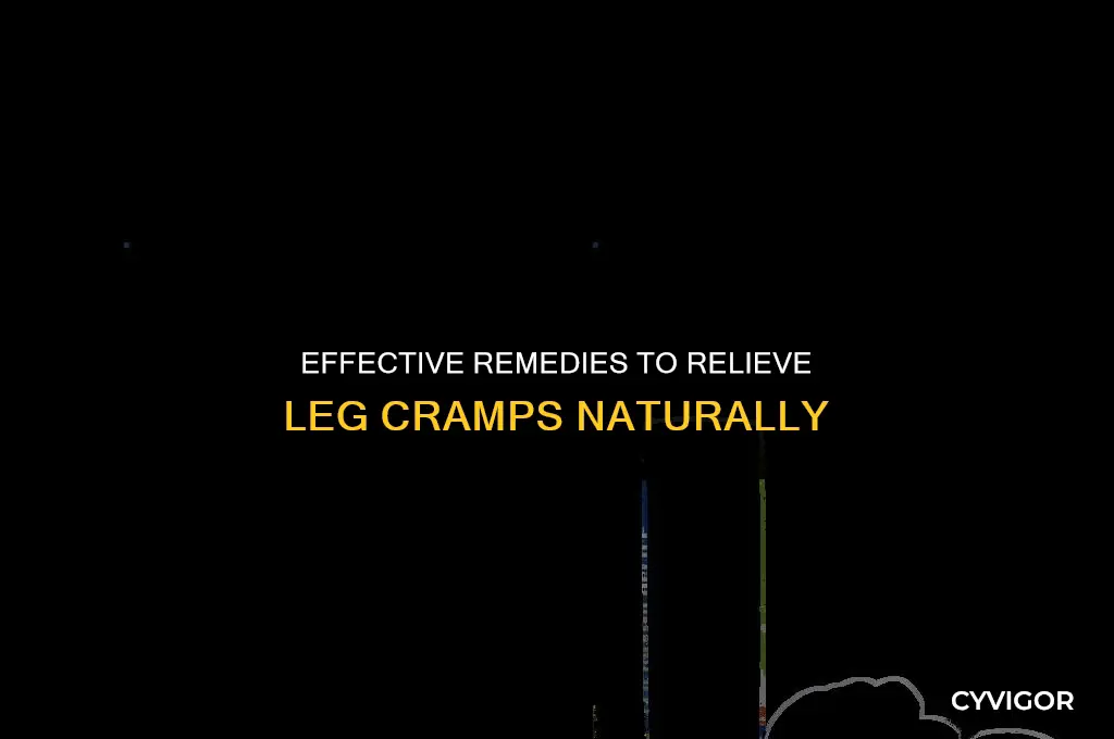 how do i get rid of cramps in my legs