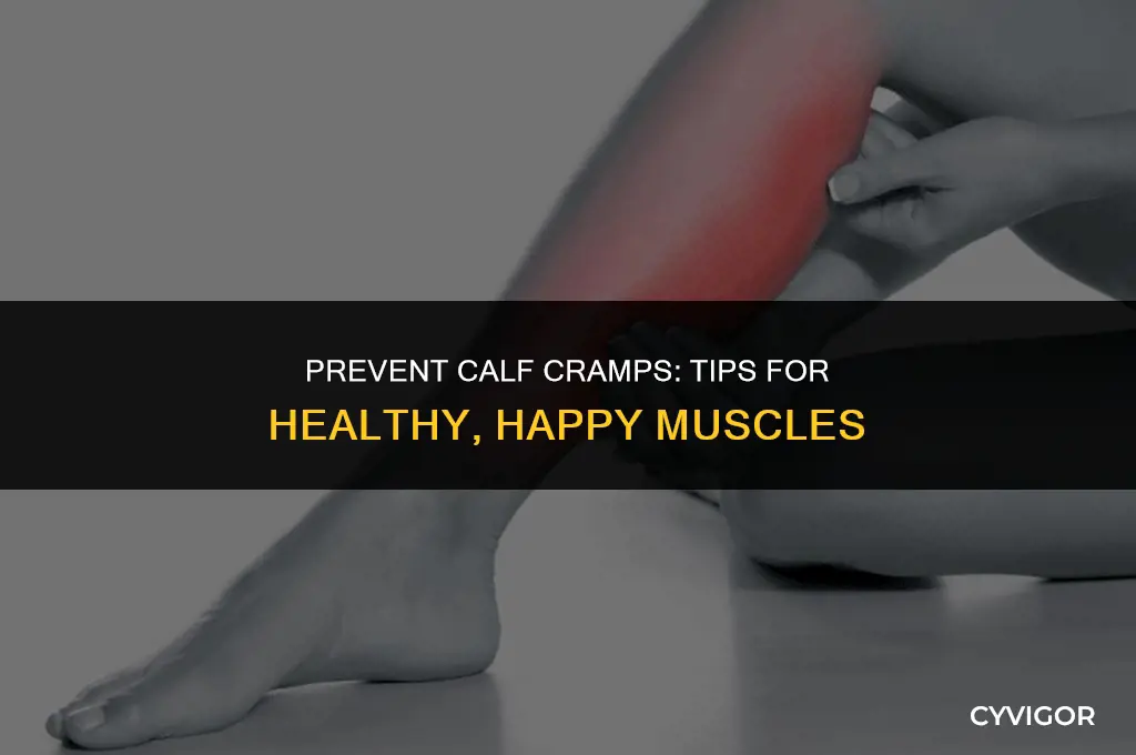 how do i keep my calf muscle from cramping