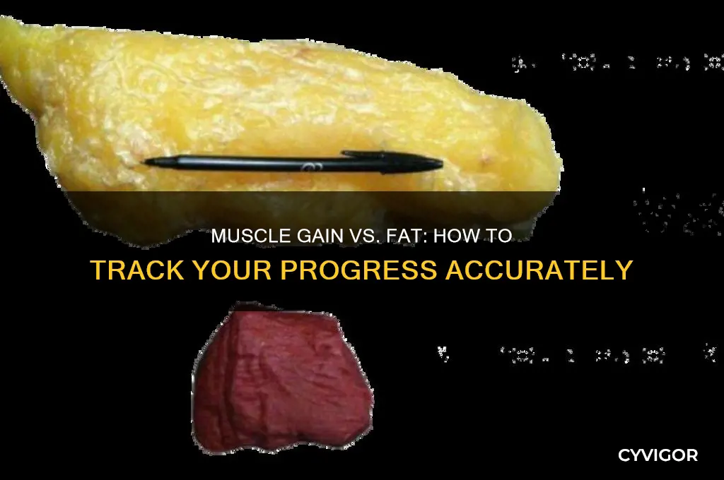 how do i know i gained muscle not fat