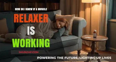 Is Your Muscle Relaxer Effective? Signs to Watch For