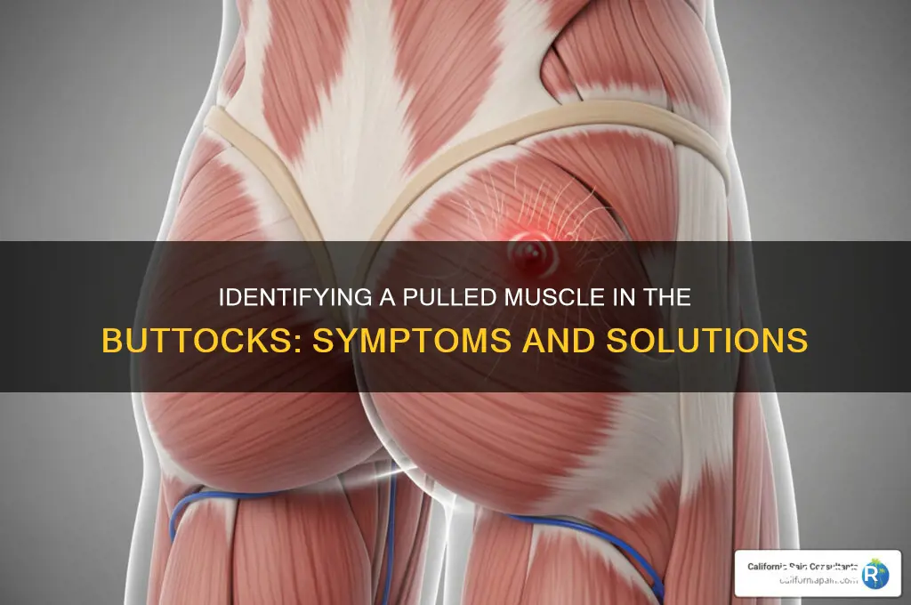 how do i know if i pulled muscle buttocks