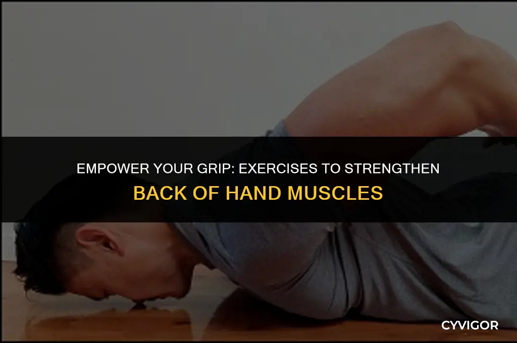 how do i strengthen back of hand muscles