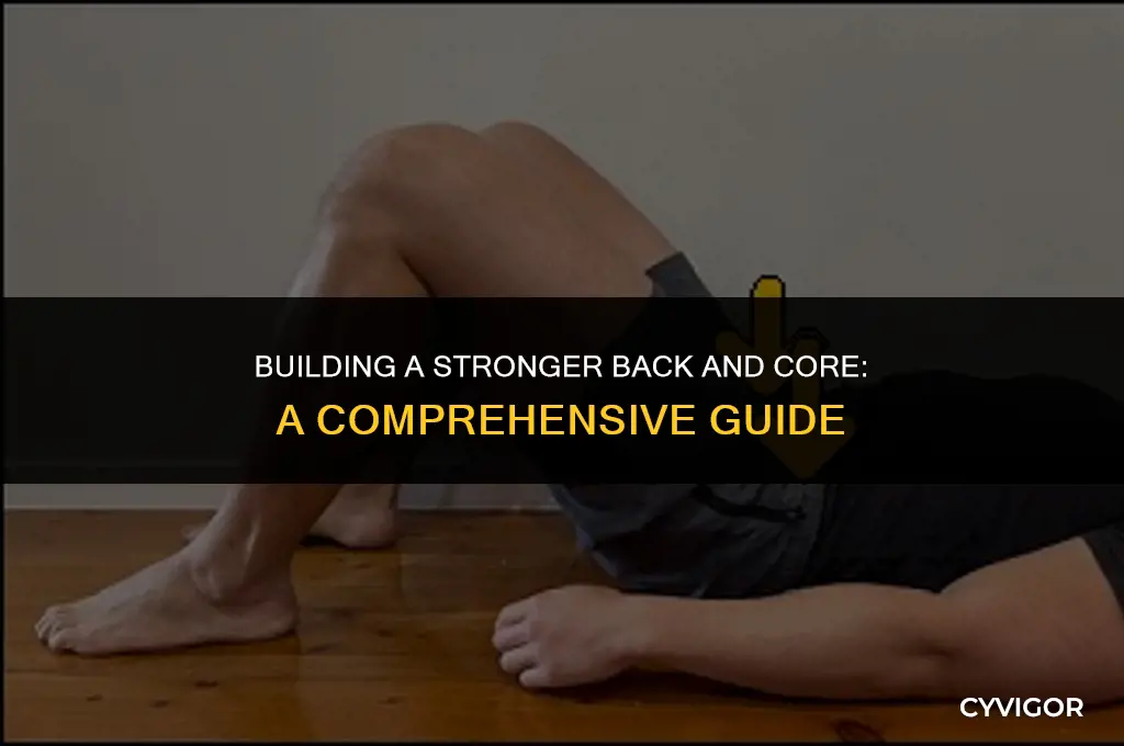 how do i strengthen my back and core muscles