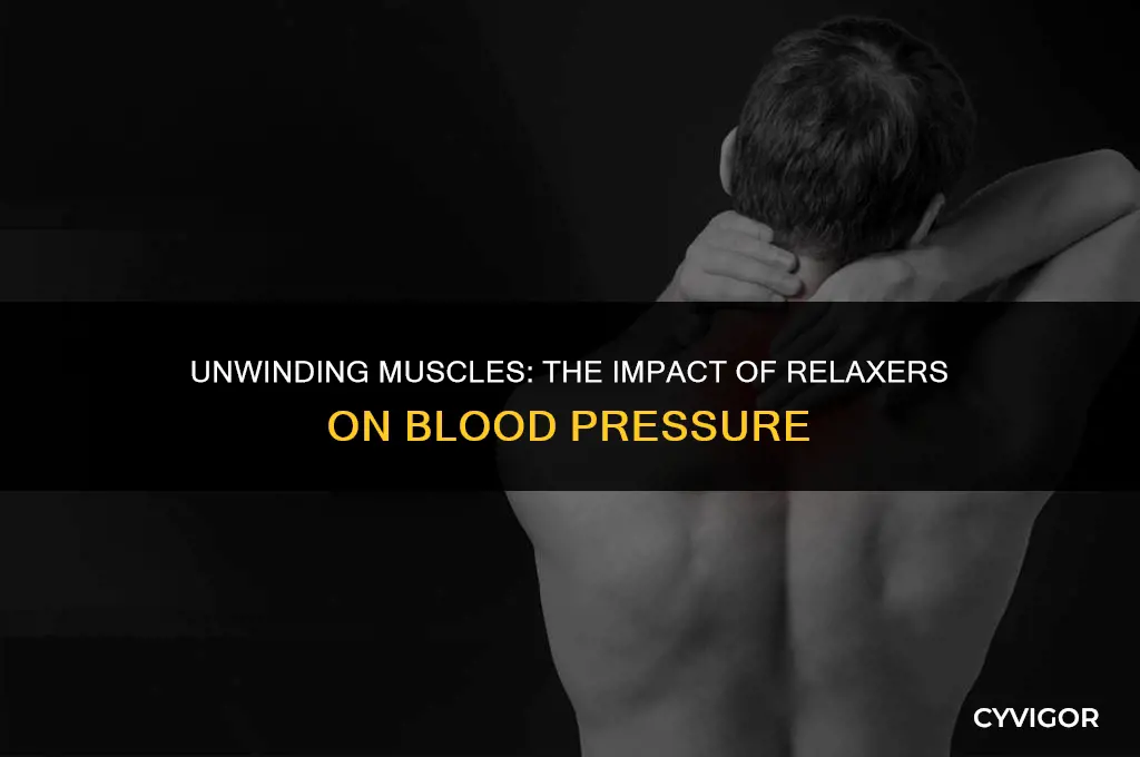 how do muscle eelaxer affect blood presure