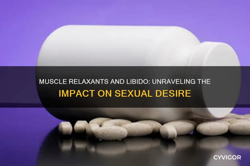 how do muscle relaxants effect your labido