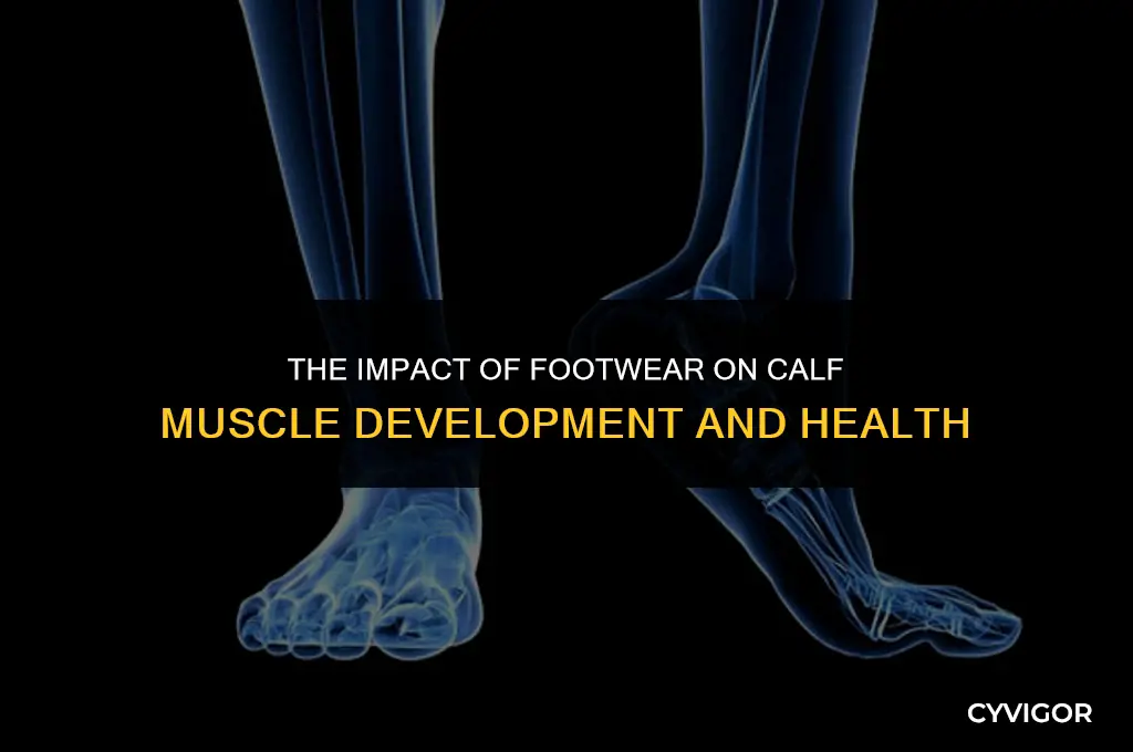 how do shoes affect calf muscles