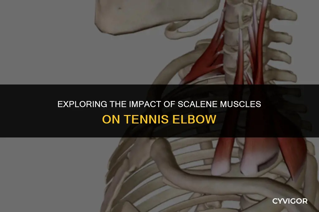 how do the scalene muscles affect tennis elbow