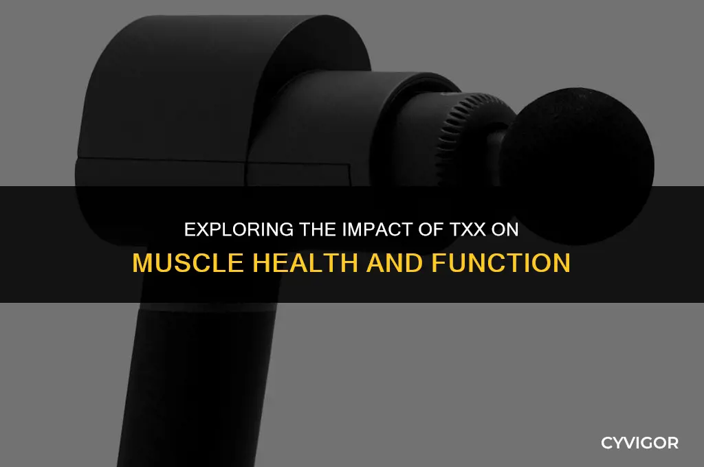 how do txx affect muscles