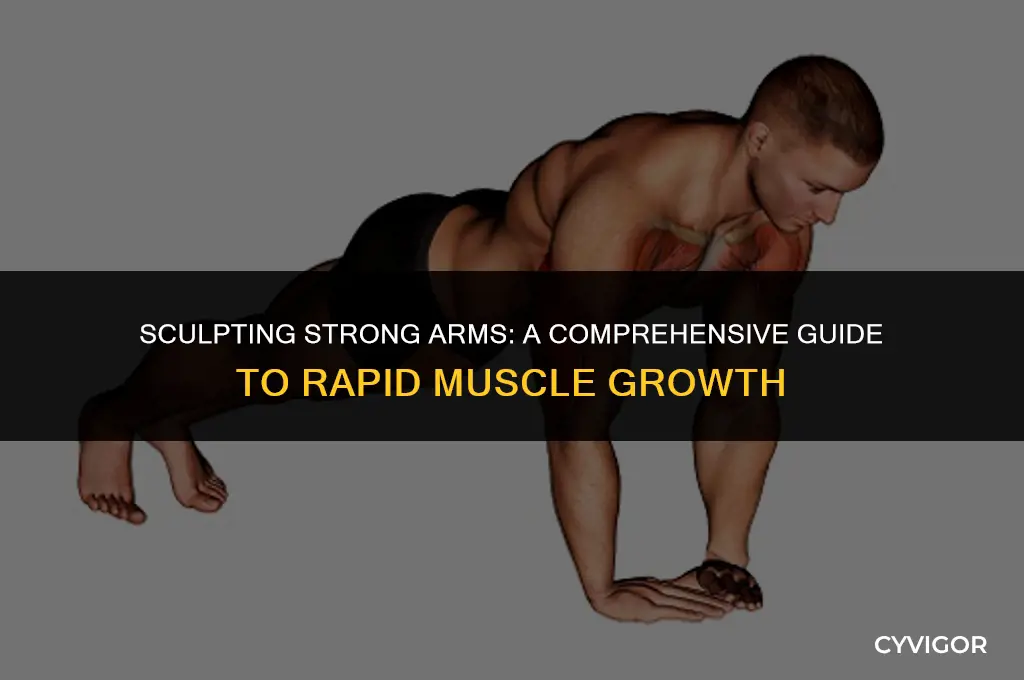 how do you build arm muscle fast