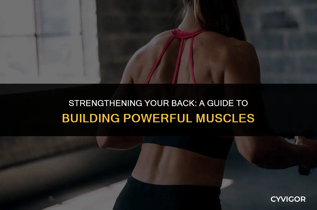 how do you build back muscles