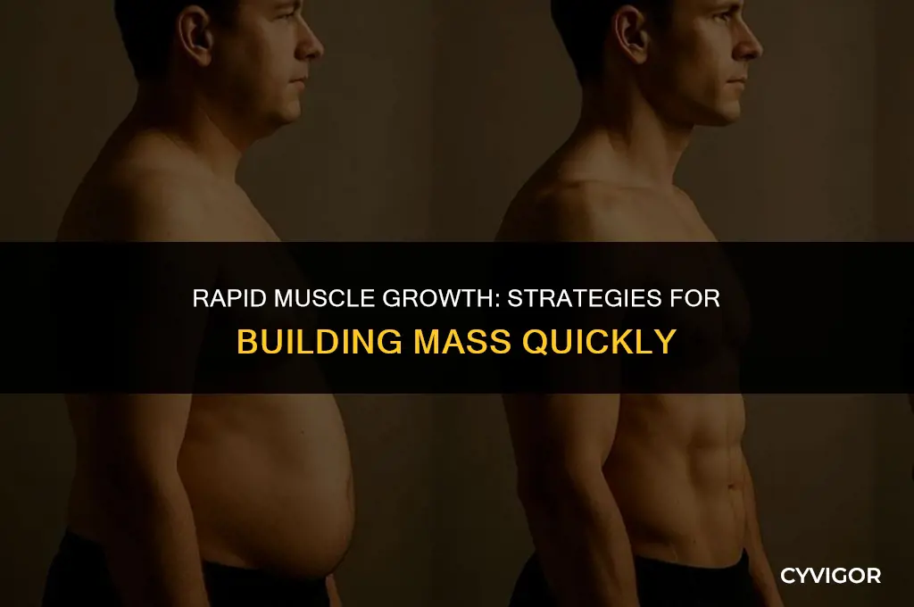 how do you build muscle mass fast