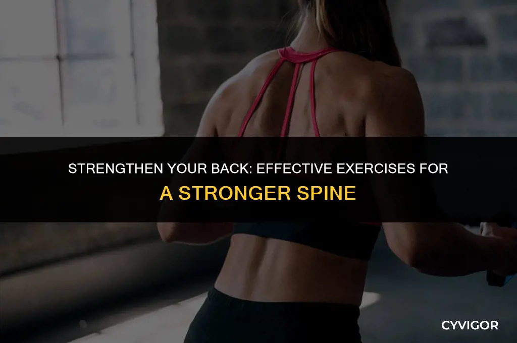 how do you exercise your back muscles