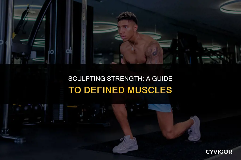 how do you get defined muscles