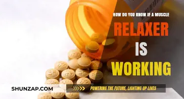 Signs Your Muscle Relaxer is Effective: What to Look For